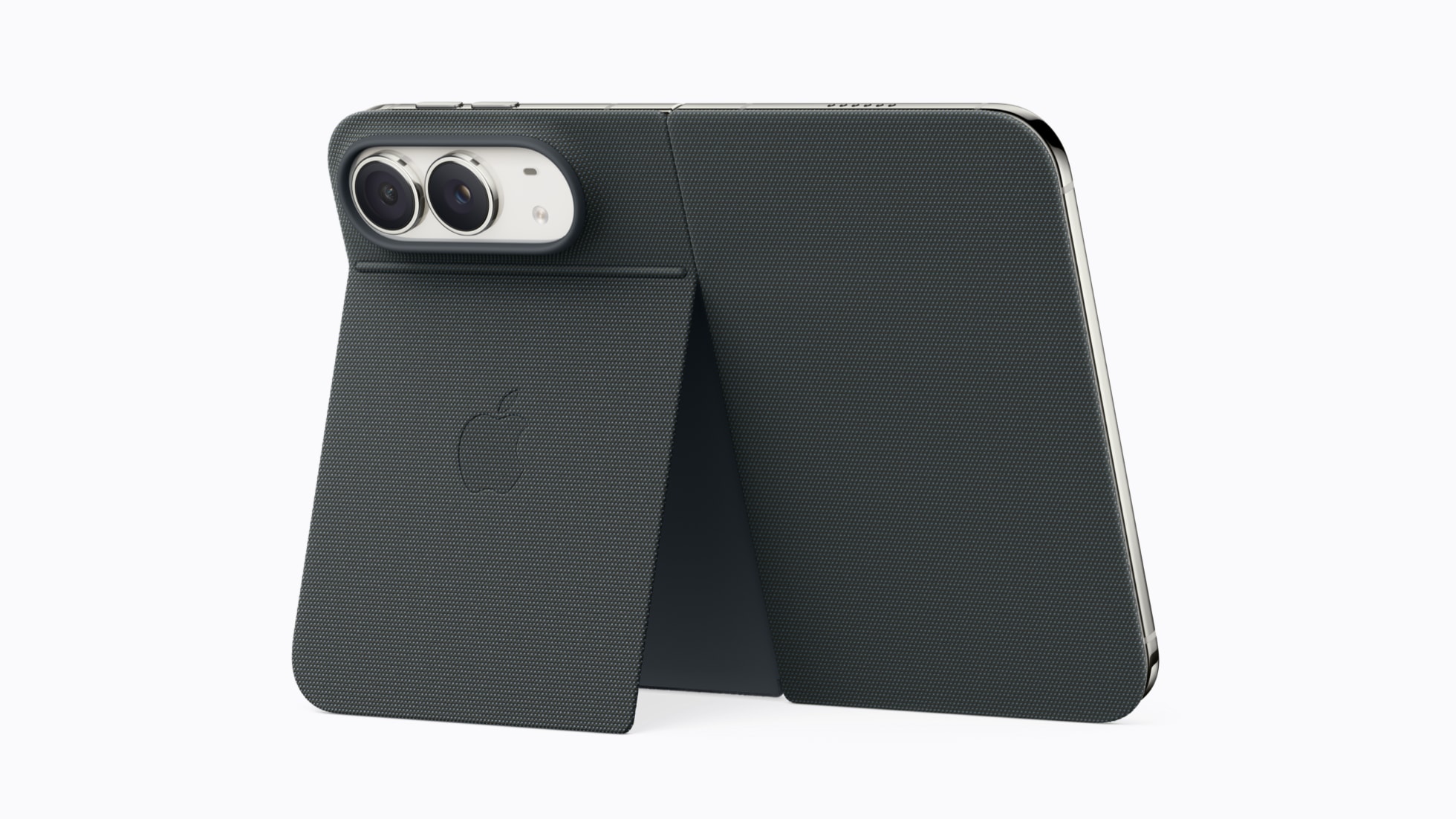 iPhone Duo in the navy blue Folio case