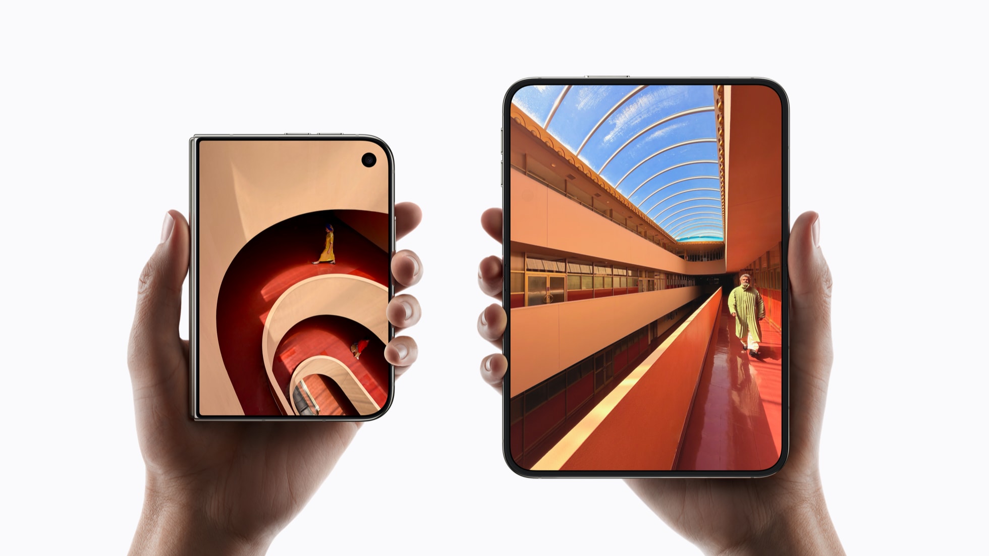 iPhone Duo inner and cover display sizes