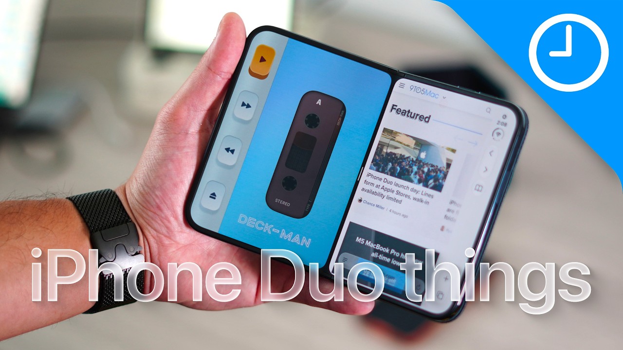 Thumbnail from 9to5Mac's I Tried Regular iPhone Things on the iPhone Duo video
